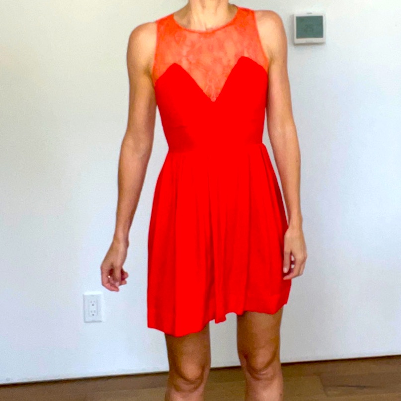 Sandro Red/Orange Dress